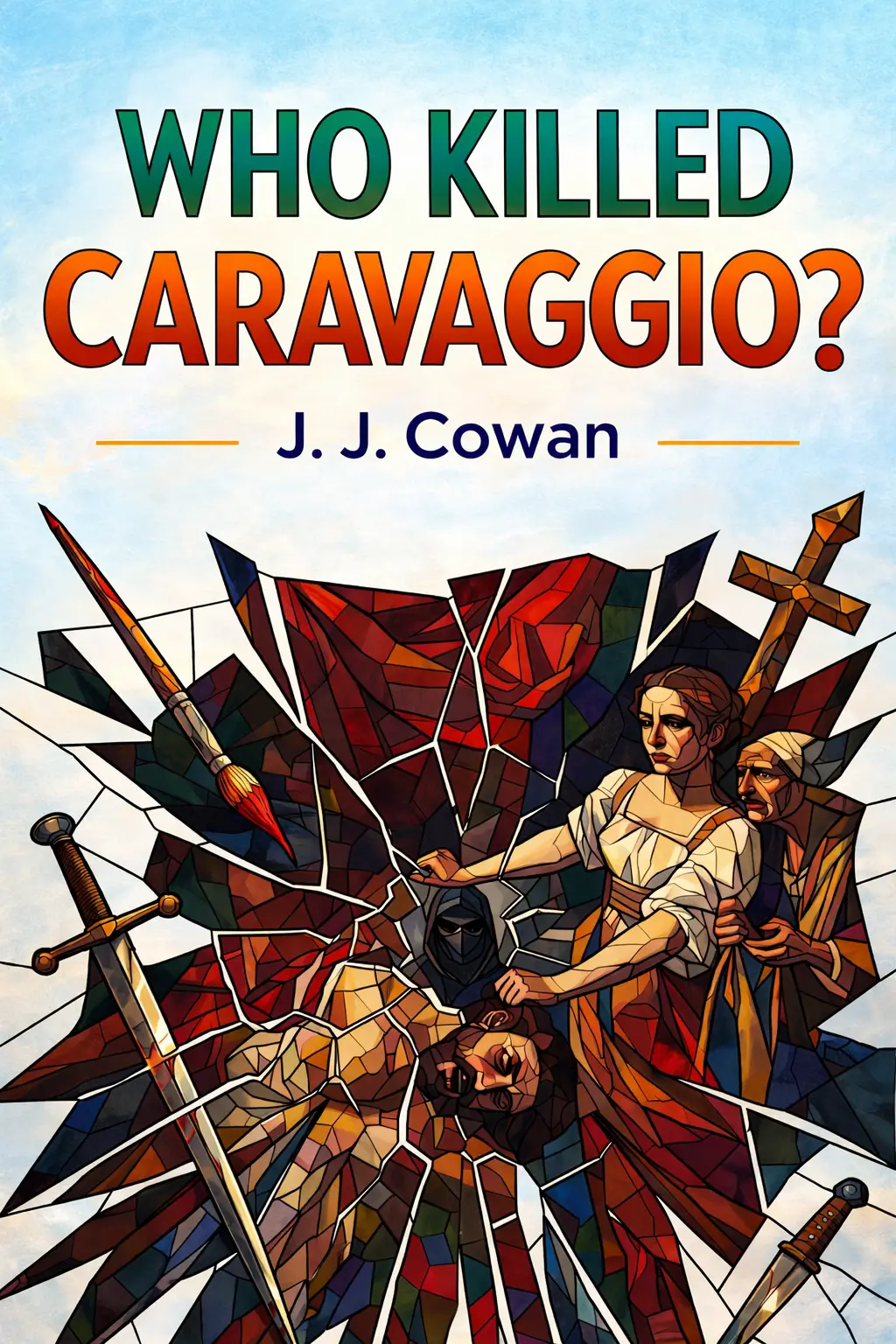 Who Killed Caravaggio? book cover by J.J. Cowan